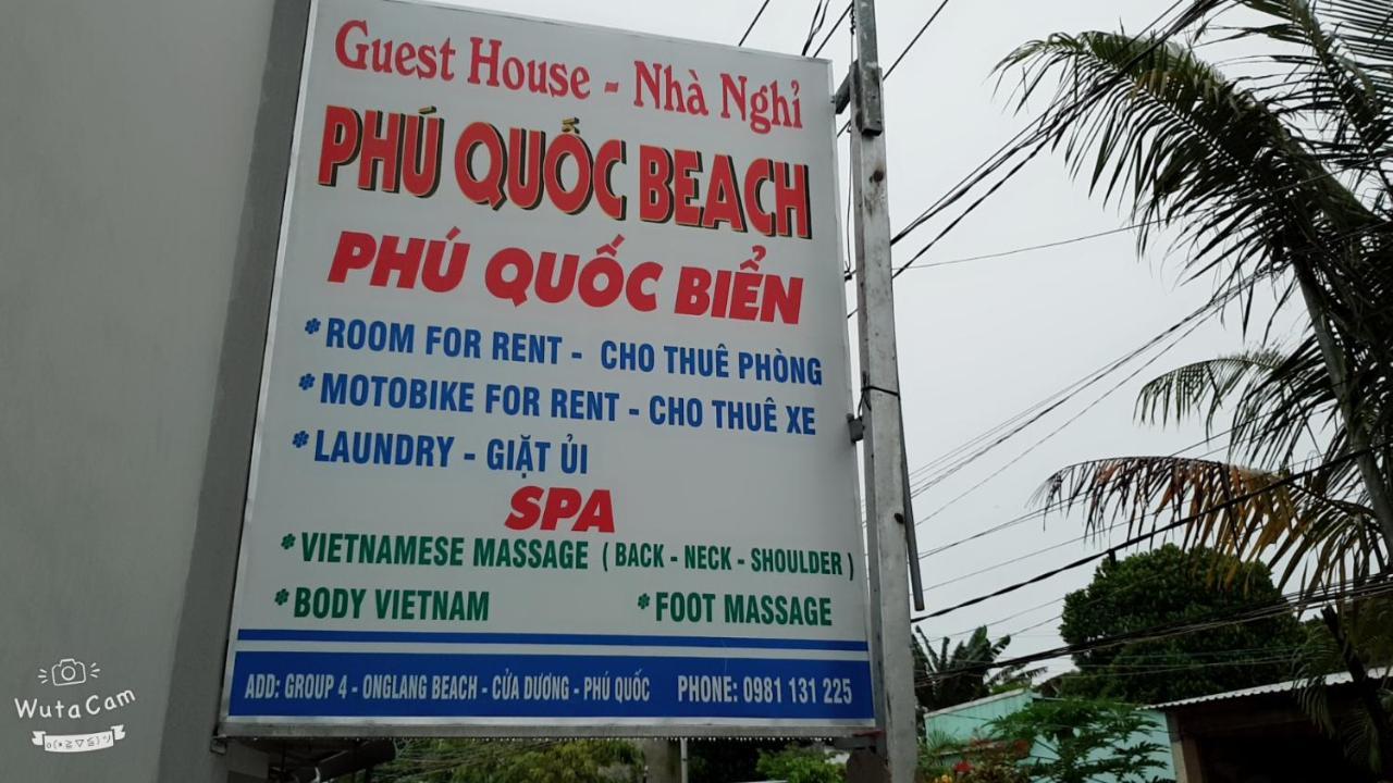 Phu Quoc Beach Guesthouse Exteriör bild