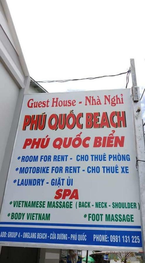 Phu Quoc Beach Guesthouse Exteriör bild